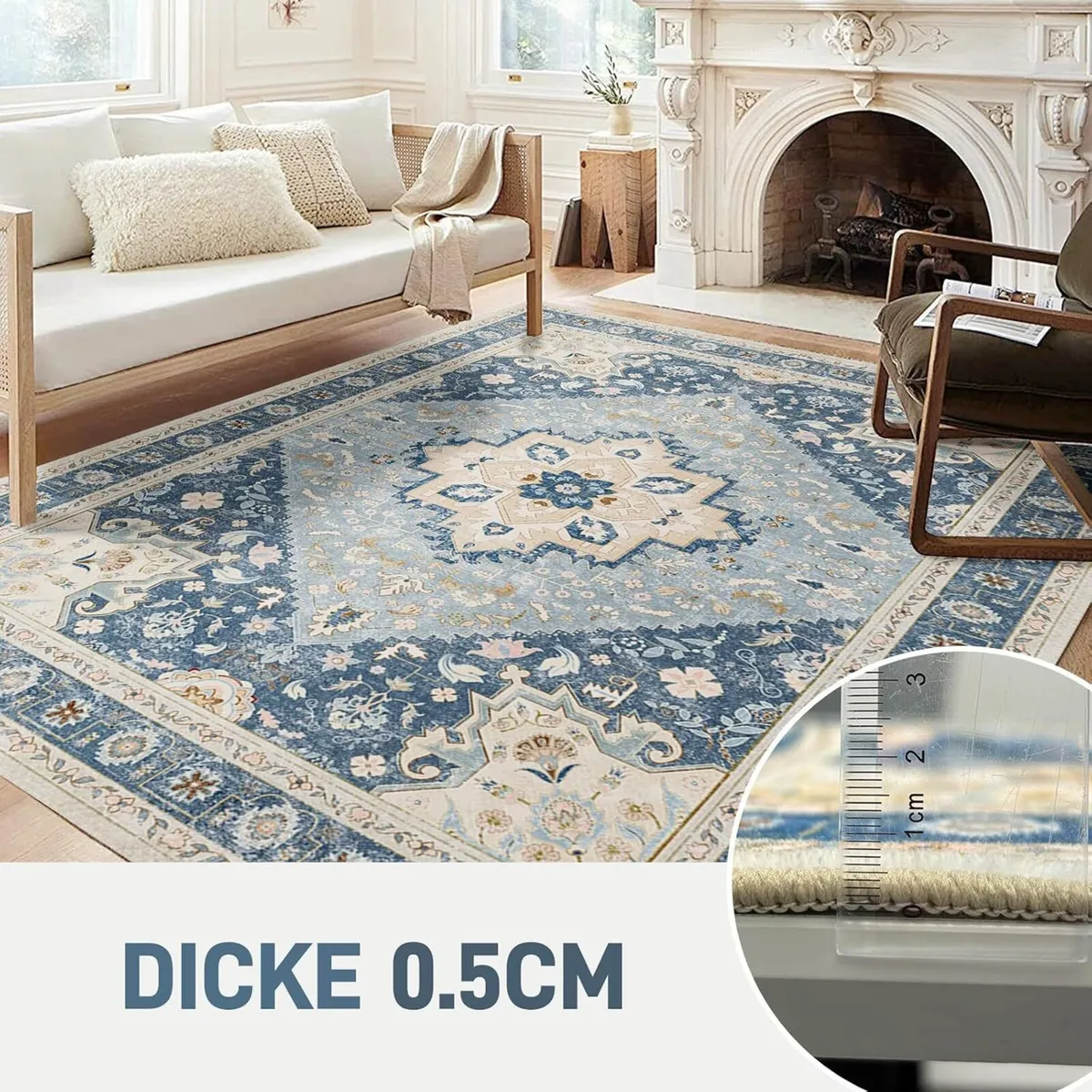 Large Style Rug Vintage - Image 3