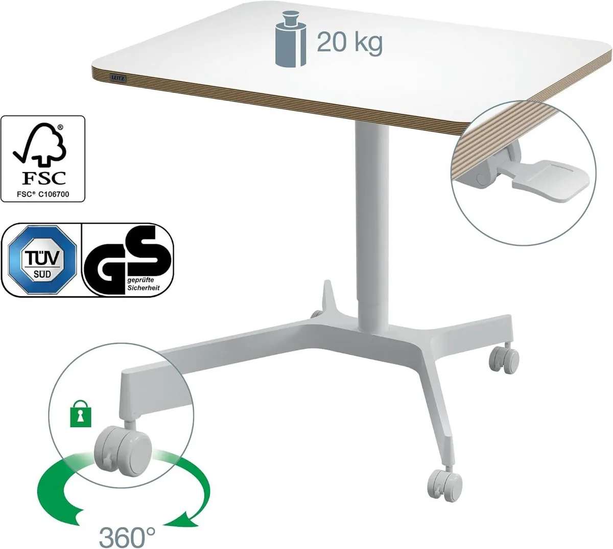 Compact Space Saving 65CM X 46CM Portable Folding - Image 4