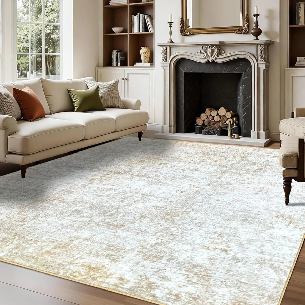 Extra Large Rugs for Living Room Washable Low - Image 1