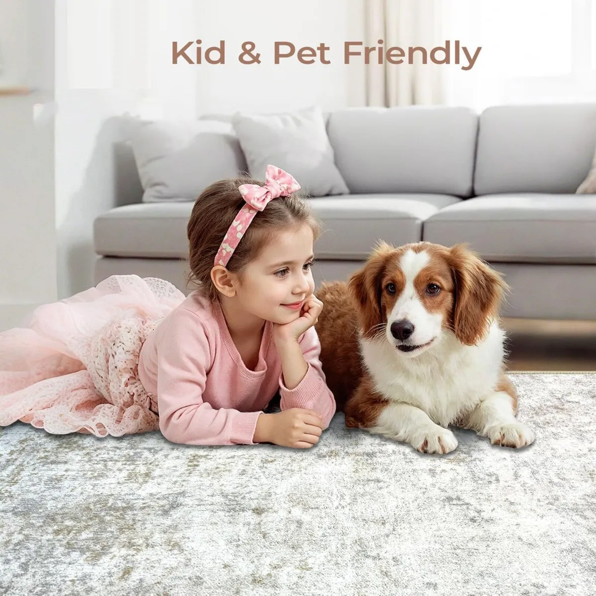 Extra Large Rugs for Living Room Washable Low - Image 2