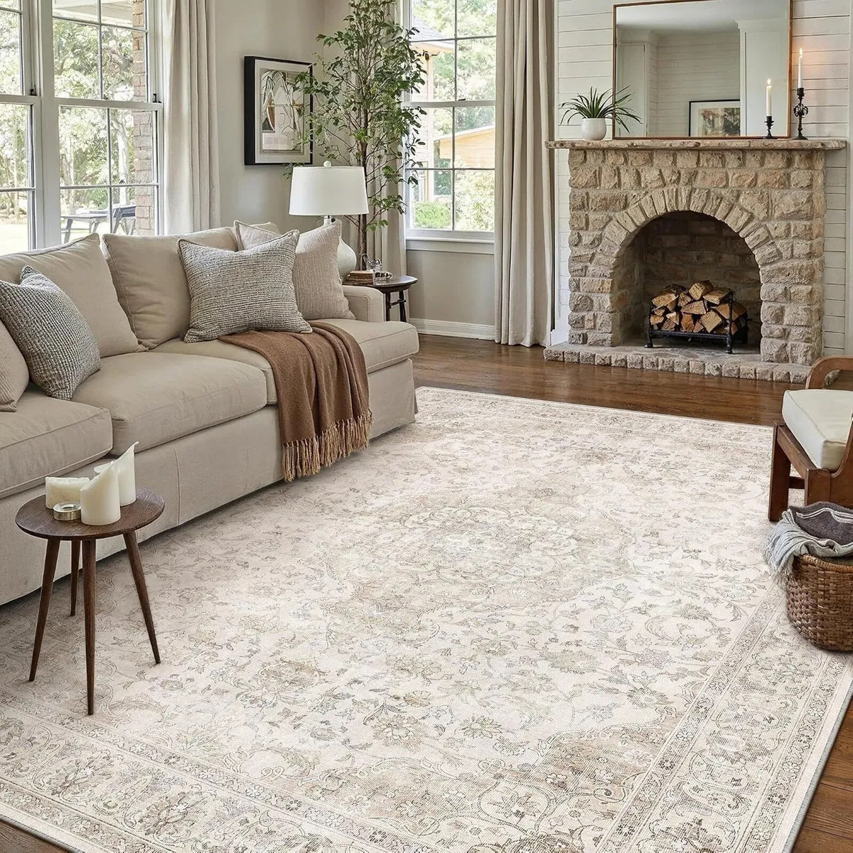 Rugs Living Room 240x300CM Large Machine Washable - Image 2