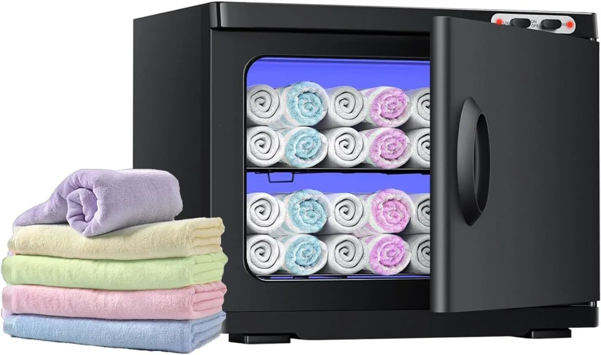 Hot Towel Warmer 23L Cabinet with UV Sterilizer - Image 1