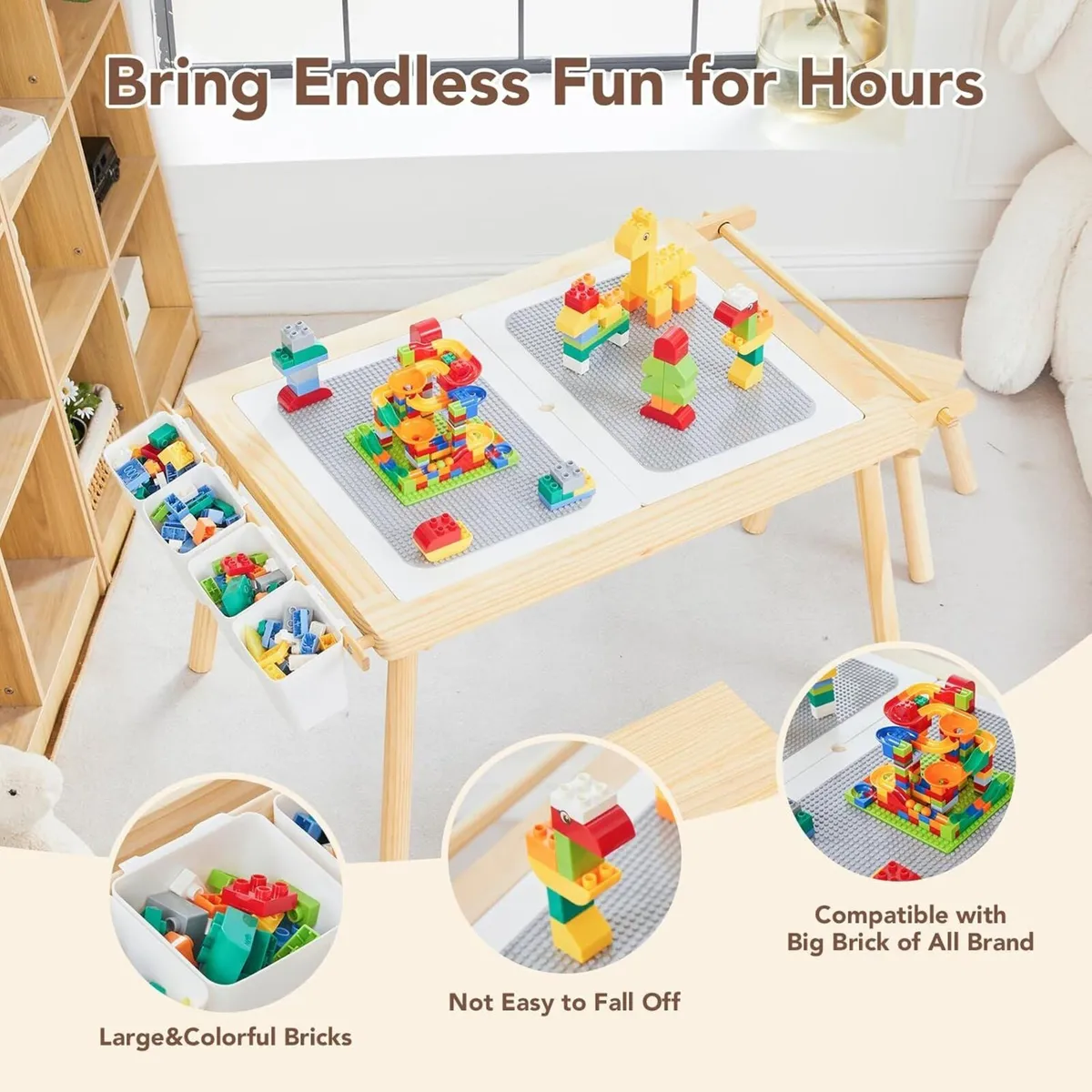 Children's Tables Multifunctional Wooden Sensory - Image 2