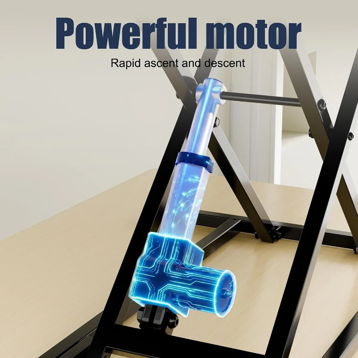 36’’ Electric Standing Desk Converter Height - Image 4