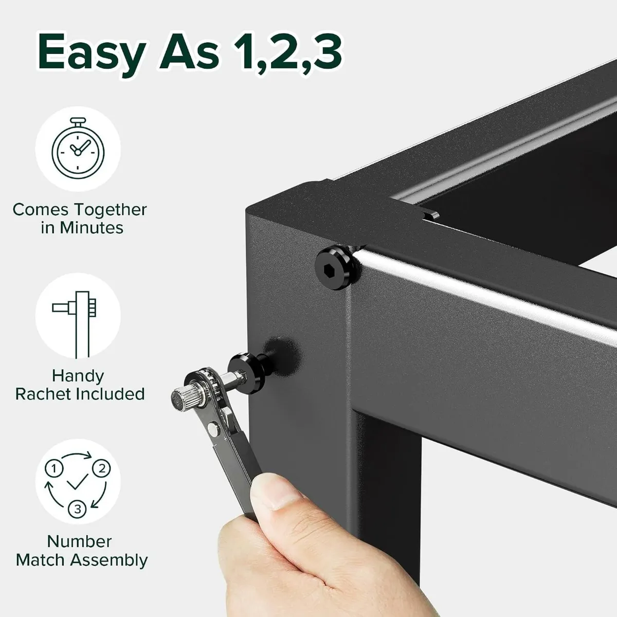 Bed Frame with Storage Space Underneath 14.2'' - Image 3