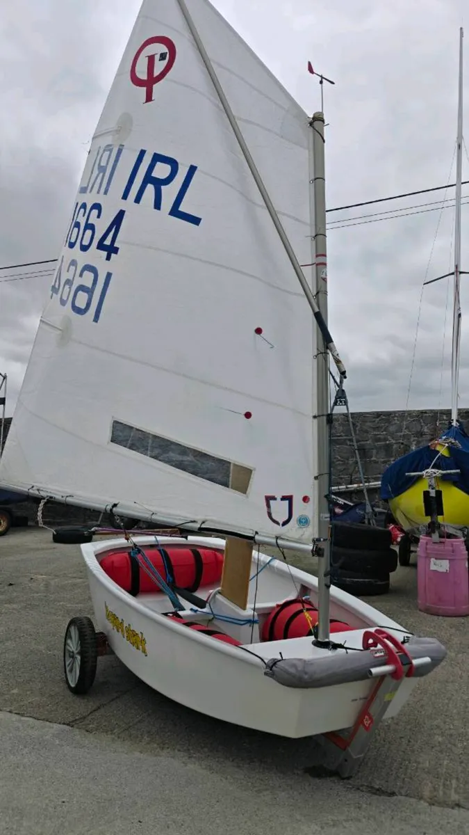 Optimist Sailing Dinghy IRL 1664 - Image 1