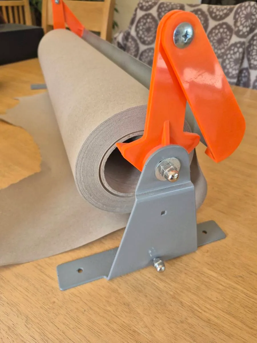 Kraft Paper Roll & Dispenser - Image 1