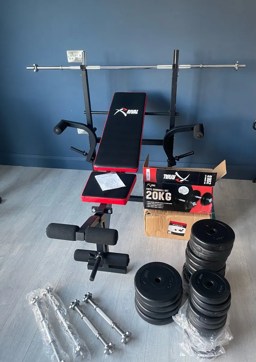 Rival 70kg home gym set - Image 1