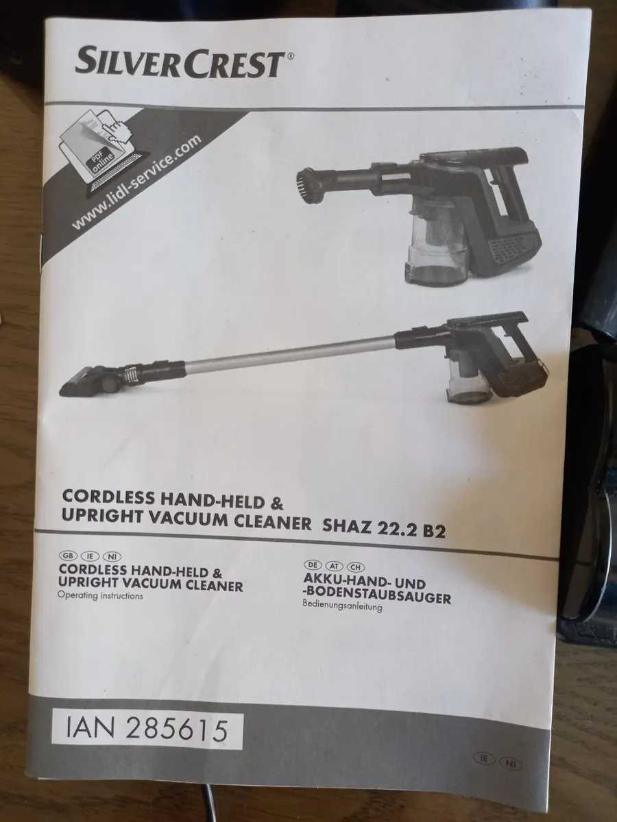 Silver Crest Cordless Vacuum Cleaner accessories - Image 2