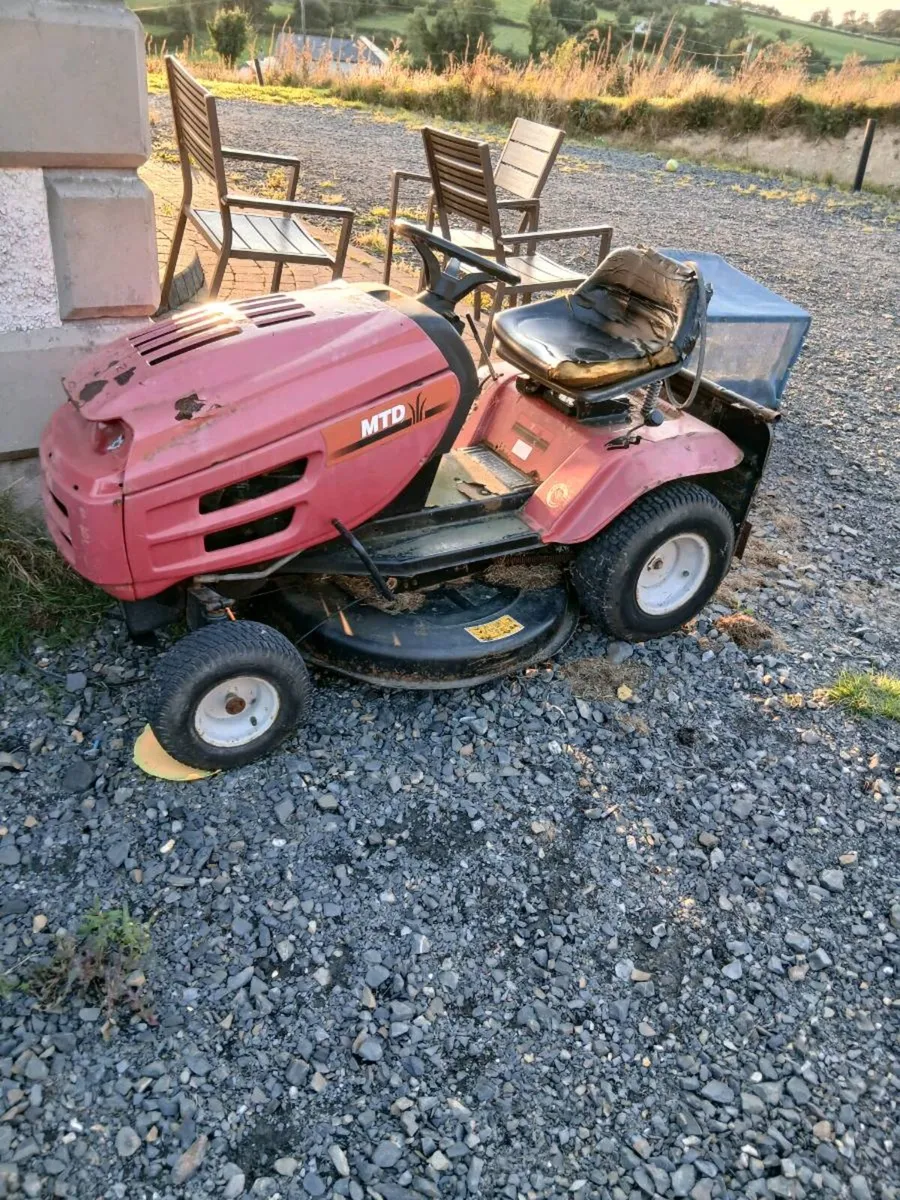 Rideon mower