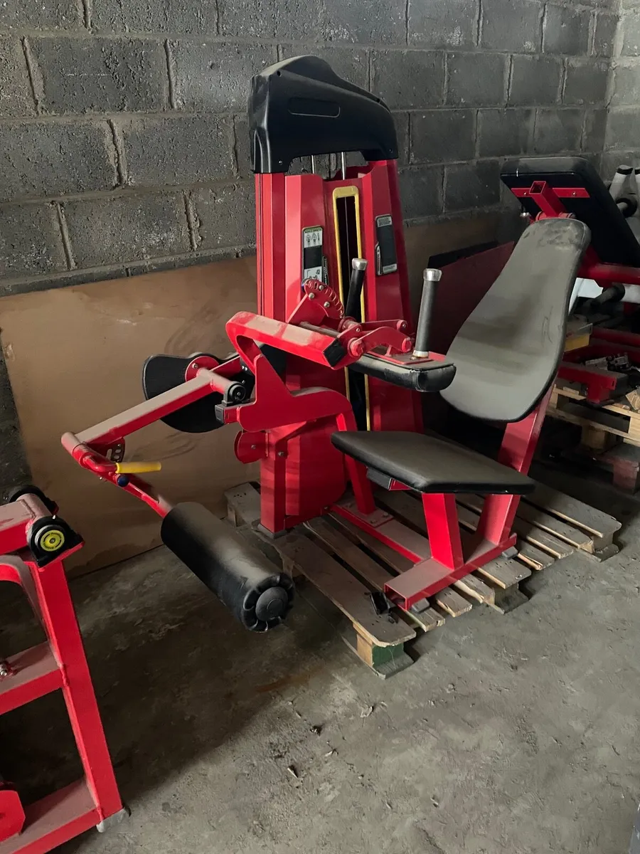 Seated Leg Curl Pin Select Red New