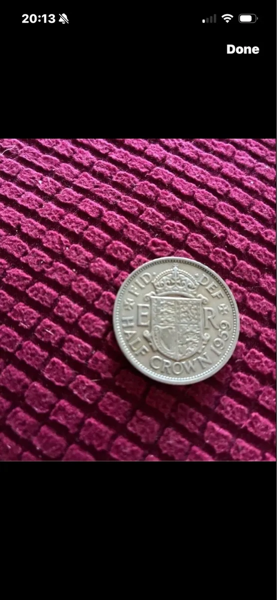 UK Half Crown 1959 - Image 1