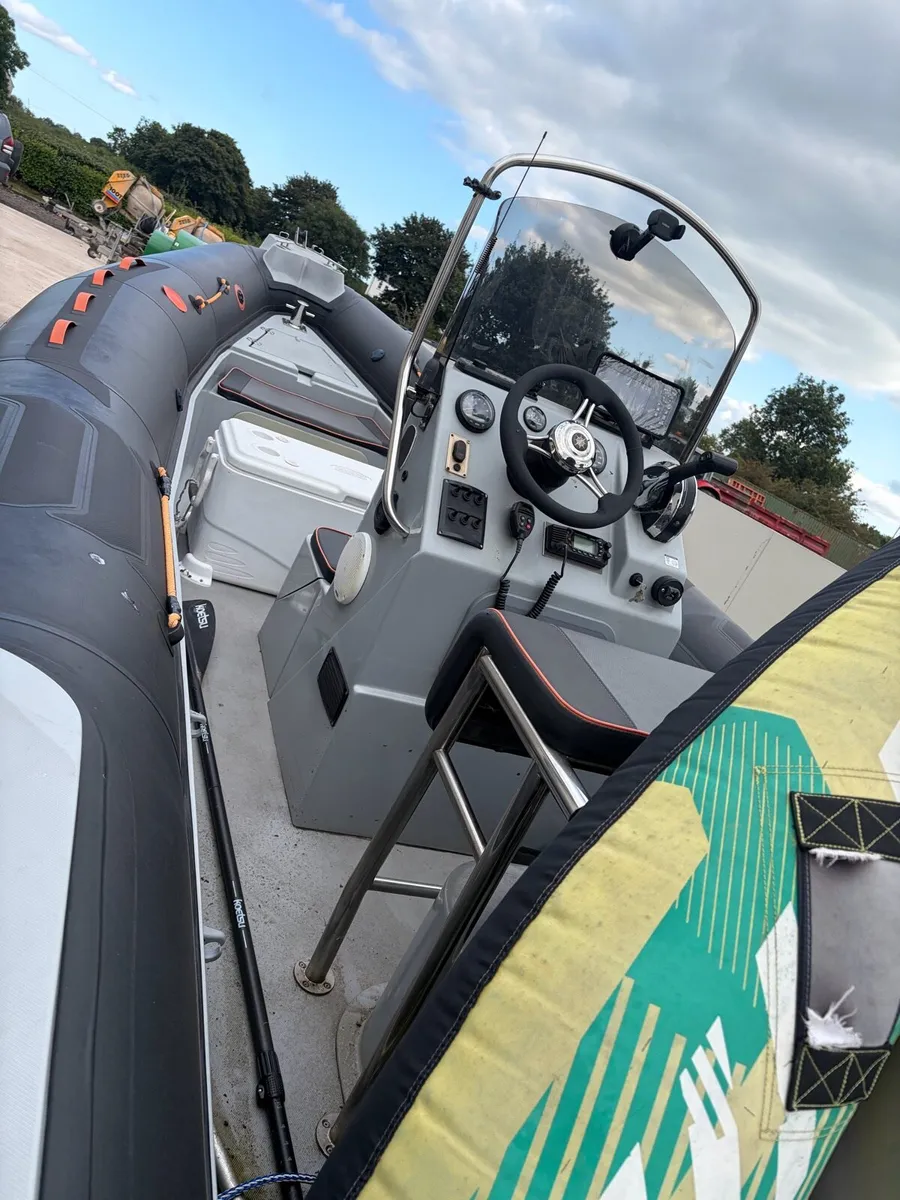 6.5 m narwhal rib boat 150 ho mariner 90 hours - Image 1