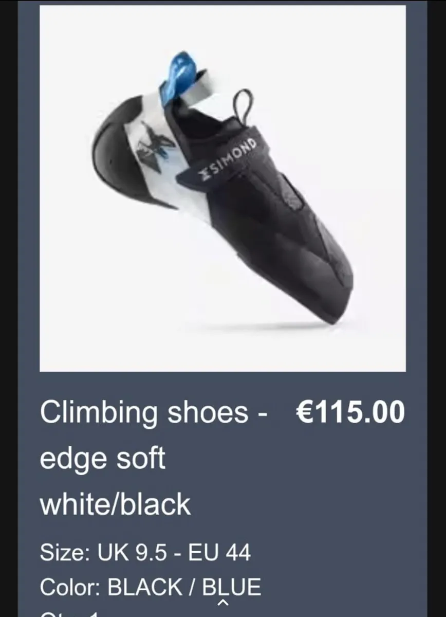 Climbing shoes x 3 pairs - Image 4