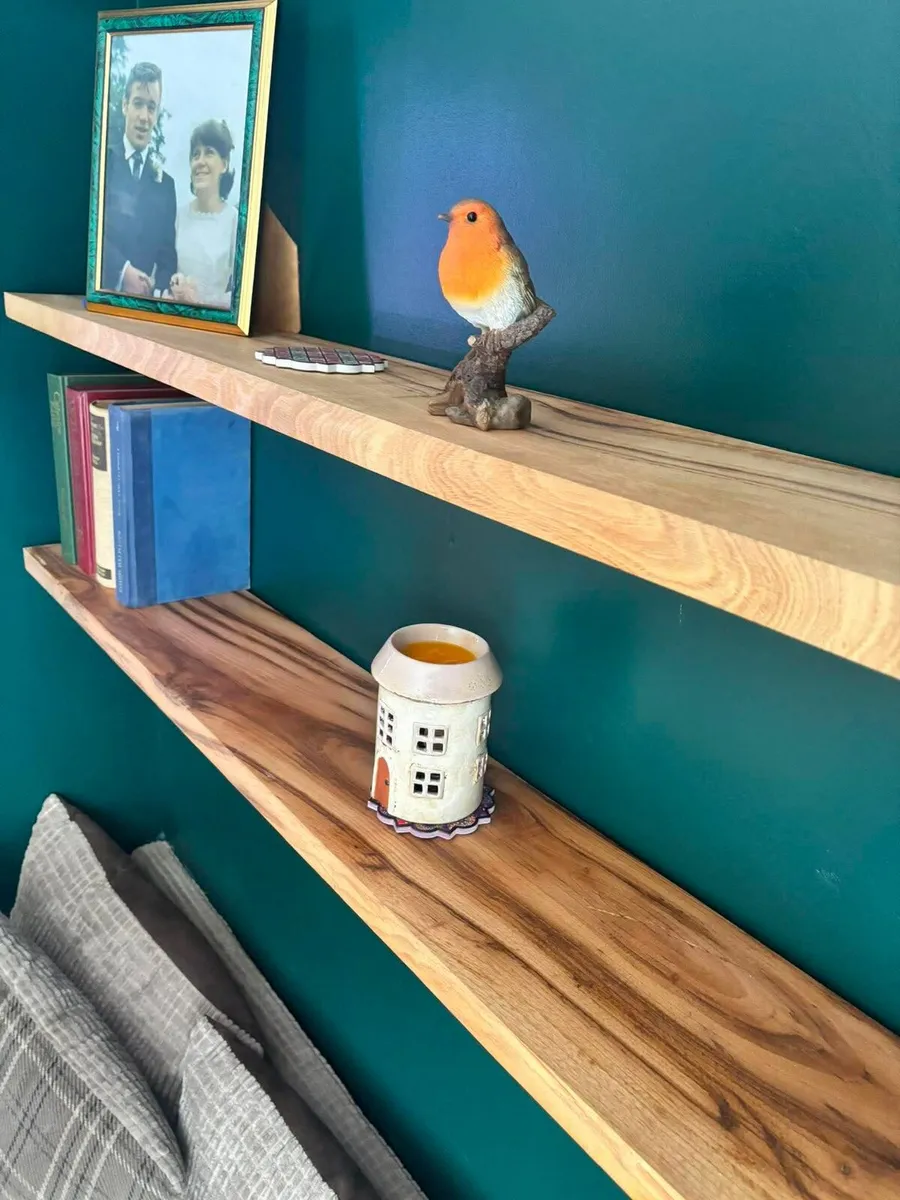 Live edge and straight cut shelves - Image 1