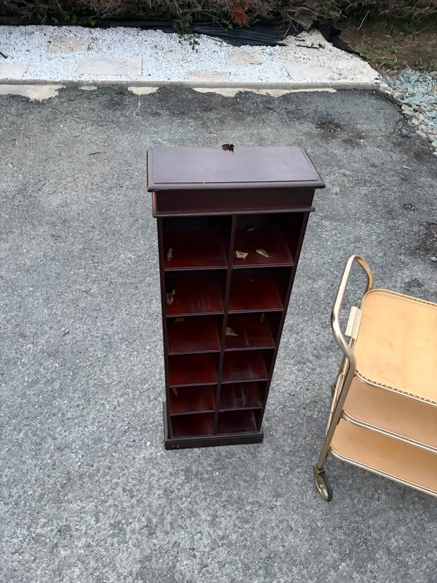 cd shelf / narrow shelf + golden drink trolley - Image 4
