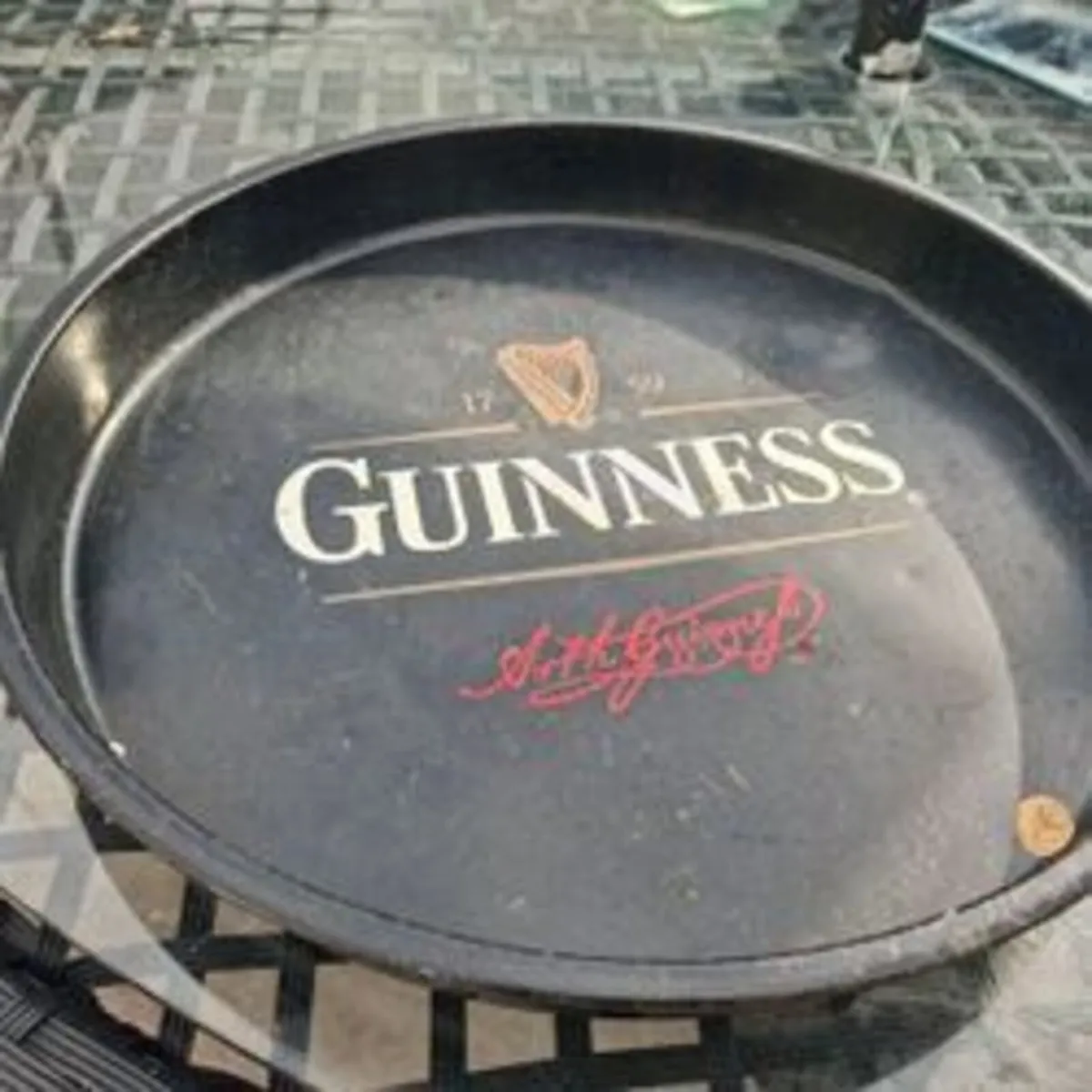 Vintage Official Guinness Bar Tray