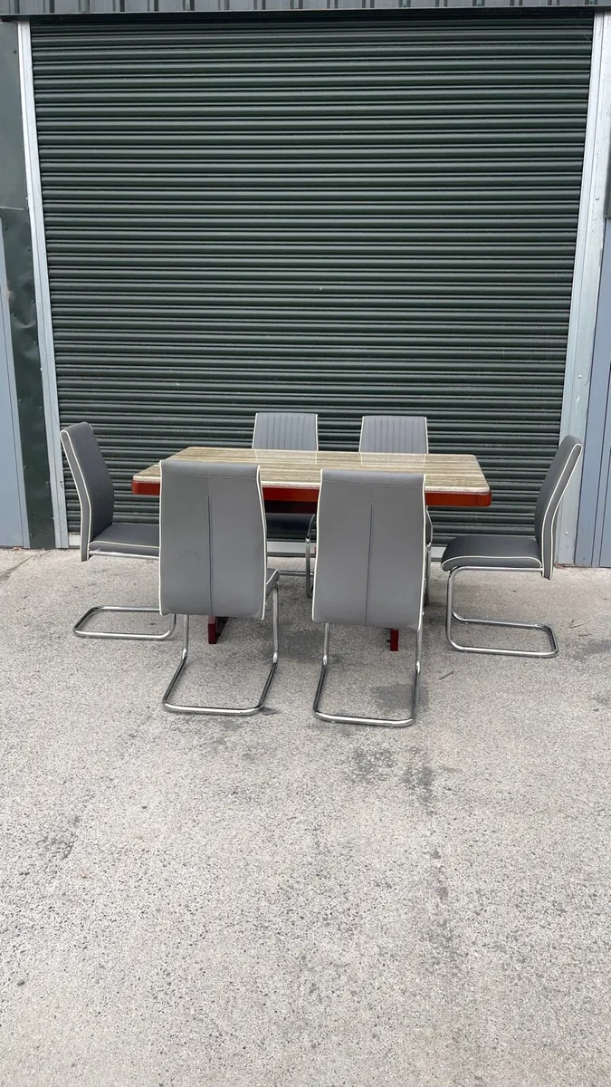 Dinning table and chairs - Image 1