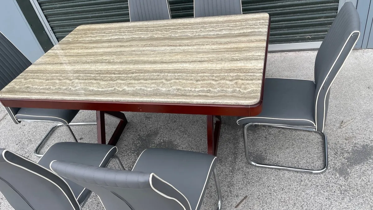 Dinning table and chairs - Image 3