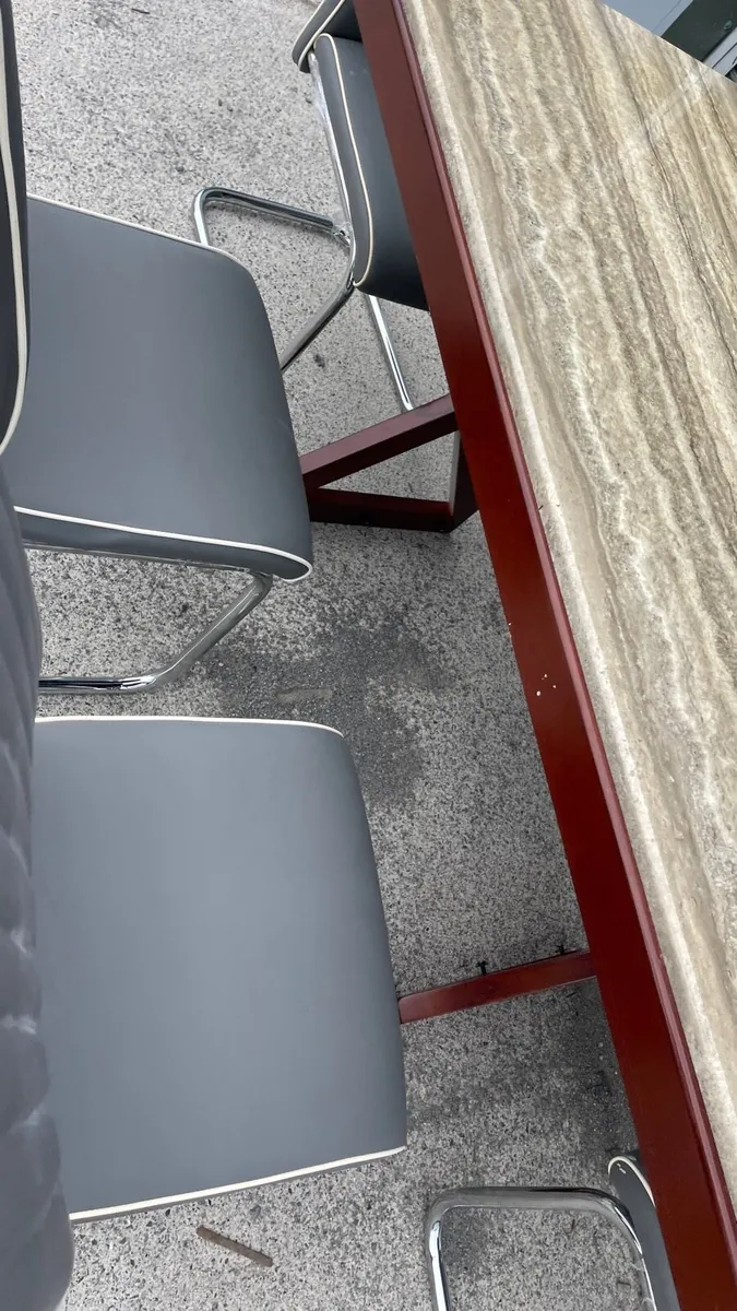 Dinning table and chairs - Image 4