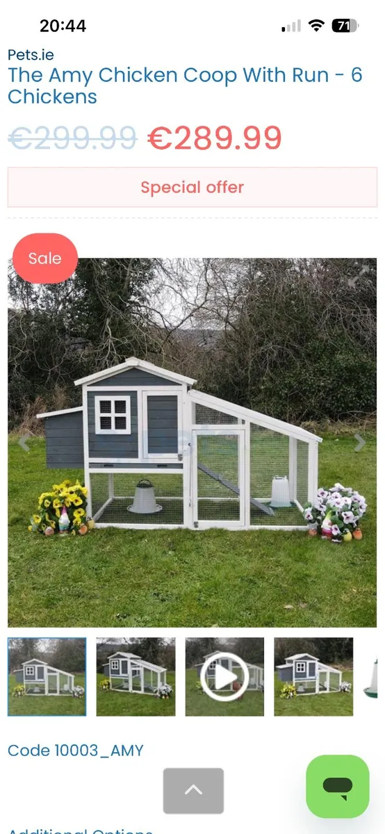 Brand New Amy Chicken Coup with Run €250 ONO - Image 1