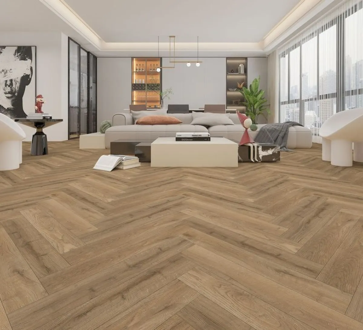 12mm AC5 Herringbone Laminate Flooring | Premium Quality - Image 2