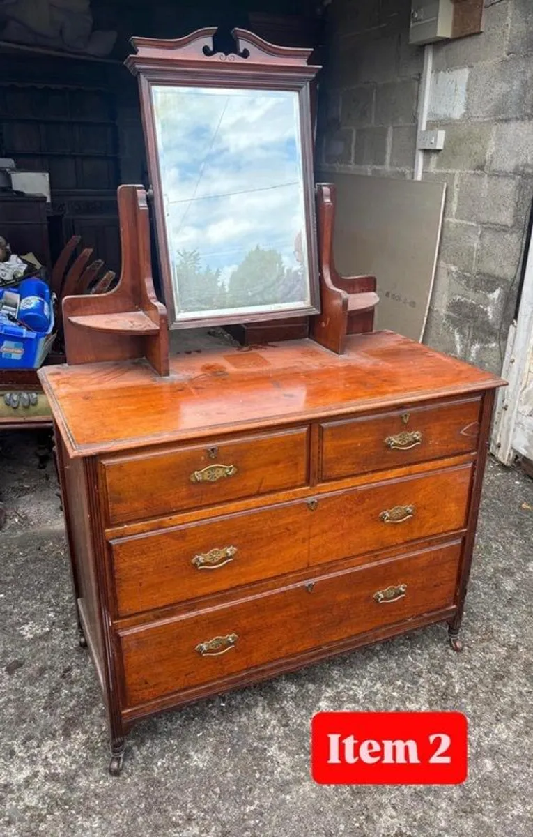 6 pieces antique furniture-great price! - Image 2