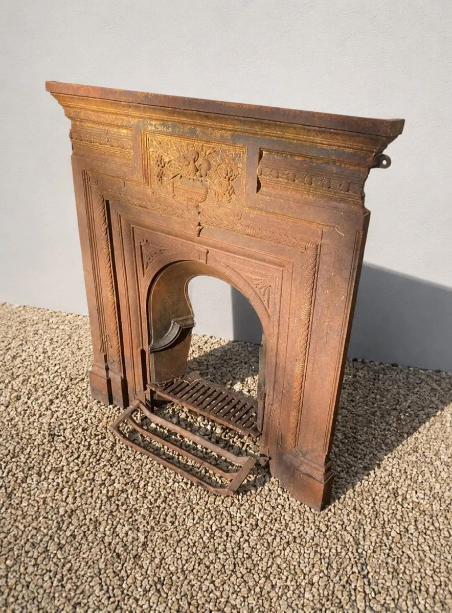 Antique Victorian Fireplace - Image 3