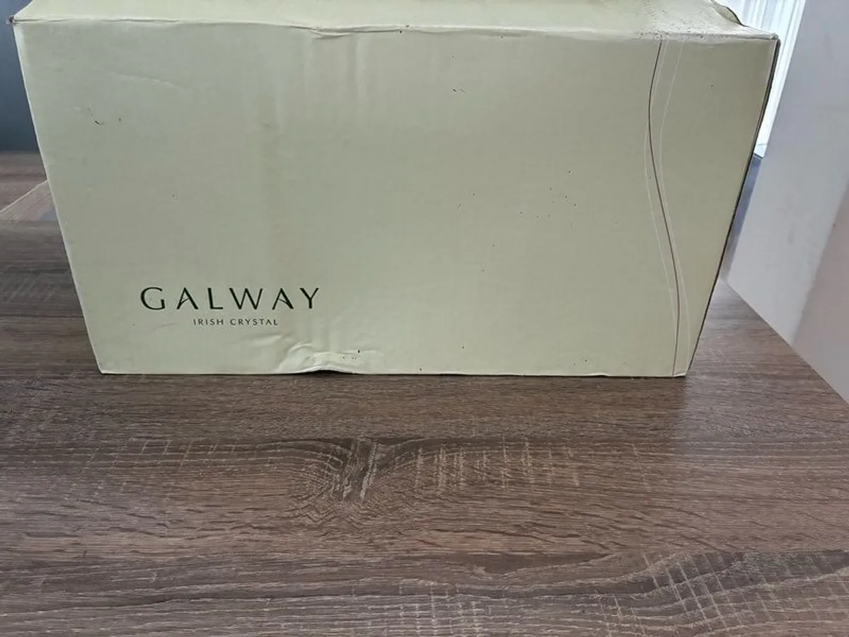 Galway Crystal Longford Miniature Brandy Decanter Tray Set - Engravable - Image 4