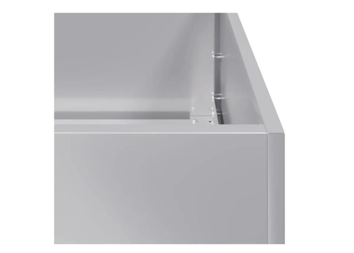 Extra-Large Galvanised Steel Raised Garden Planter - Image 3