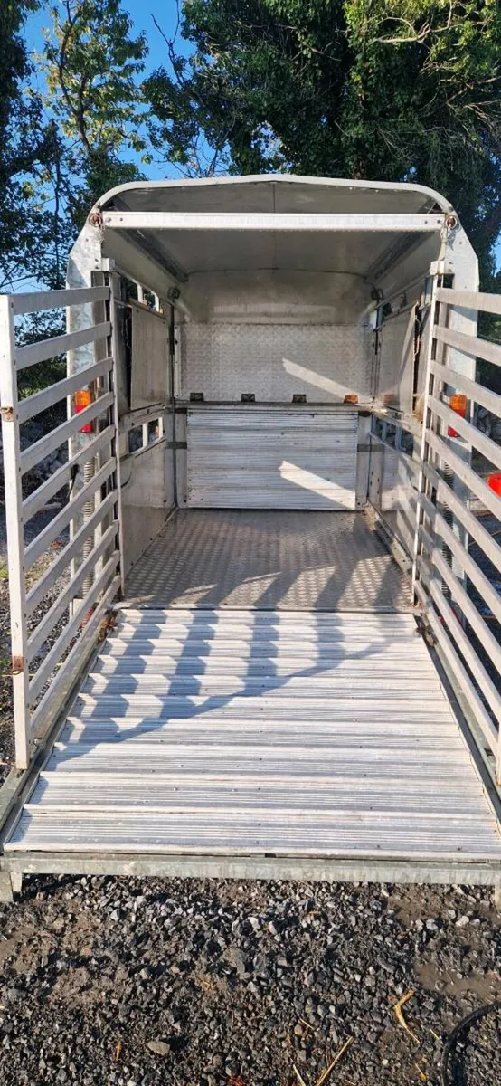 IFOR WILLIAMS 8x5 livestock trailer. With DECKS - Image 2