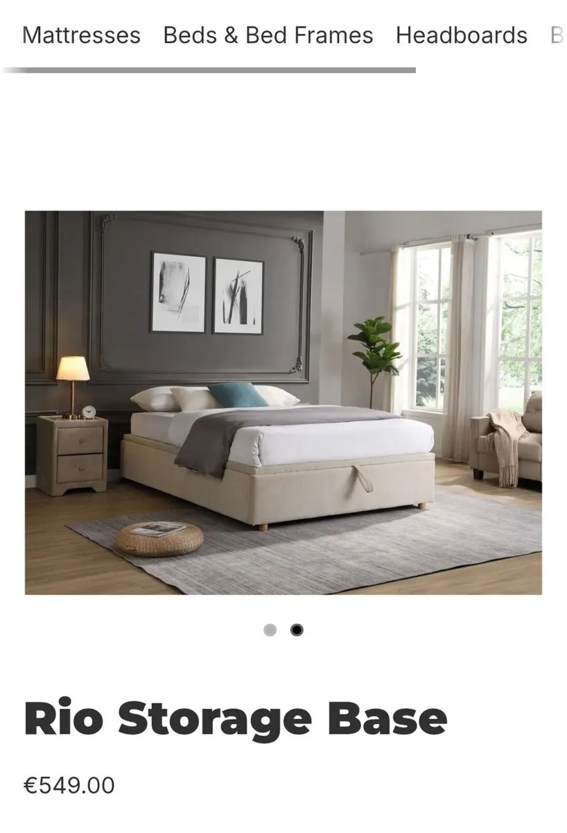 5ft King Storage Bed Base – Perfect Condition - Image 2