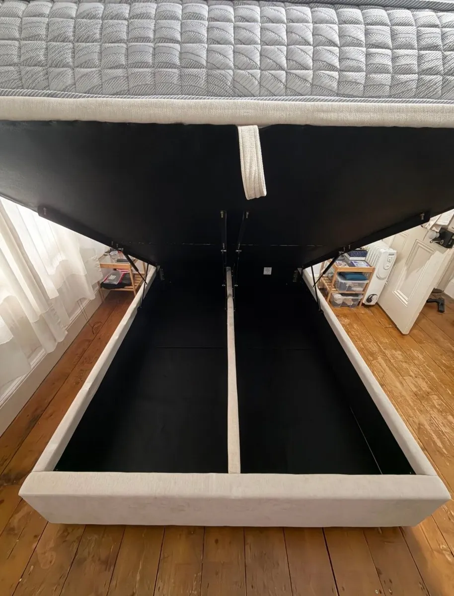 5ft King Storage Bed Base – Perfect Condition - Image 4