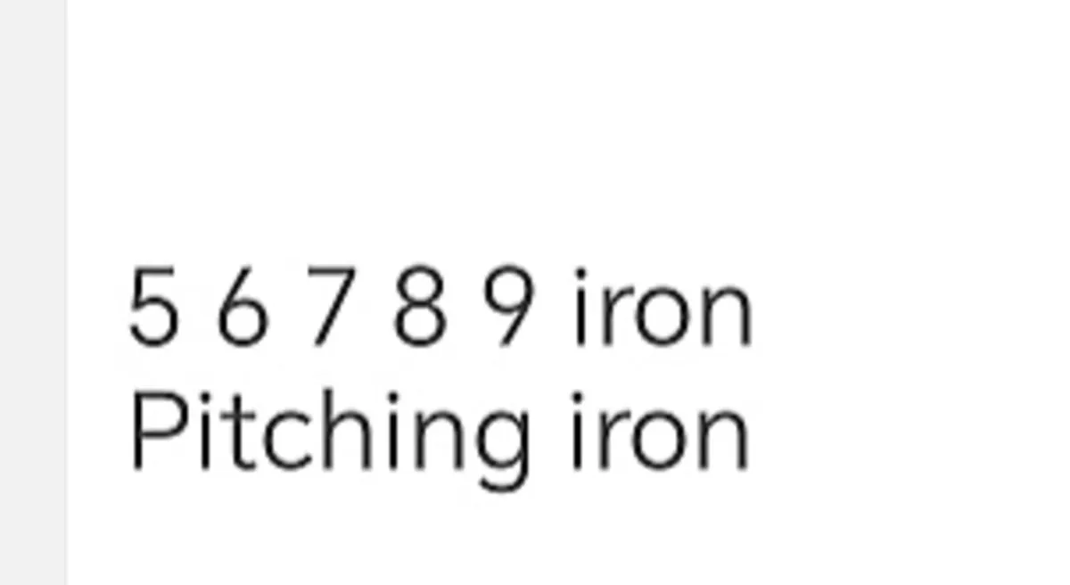 Wilsons Golf Irons and Pitching Iron (6) - Image 4