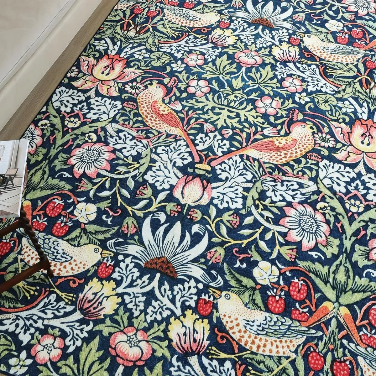 Washable Rugs Living Room William Morris - Image 2