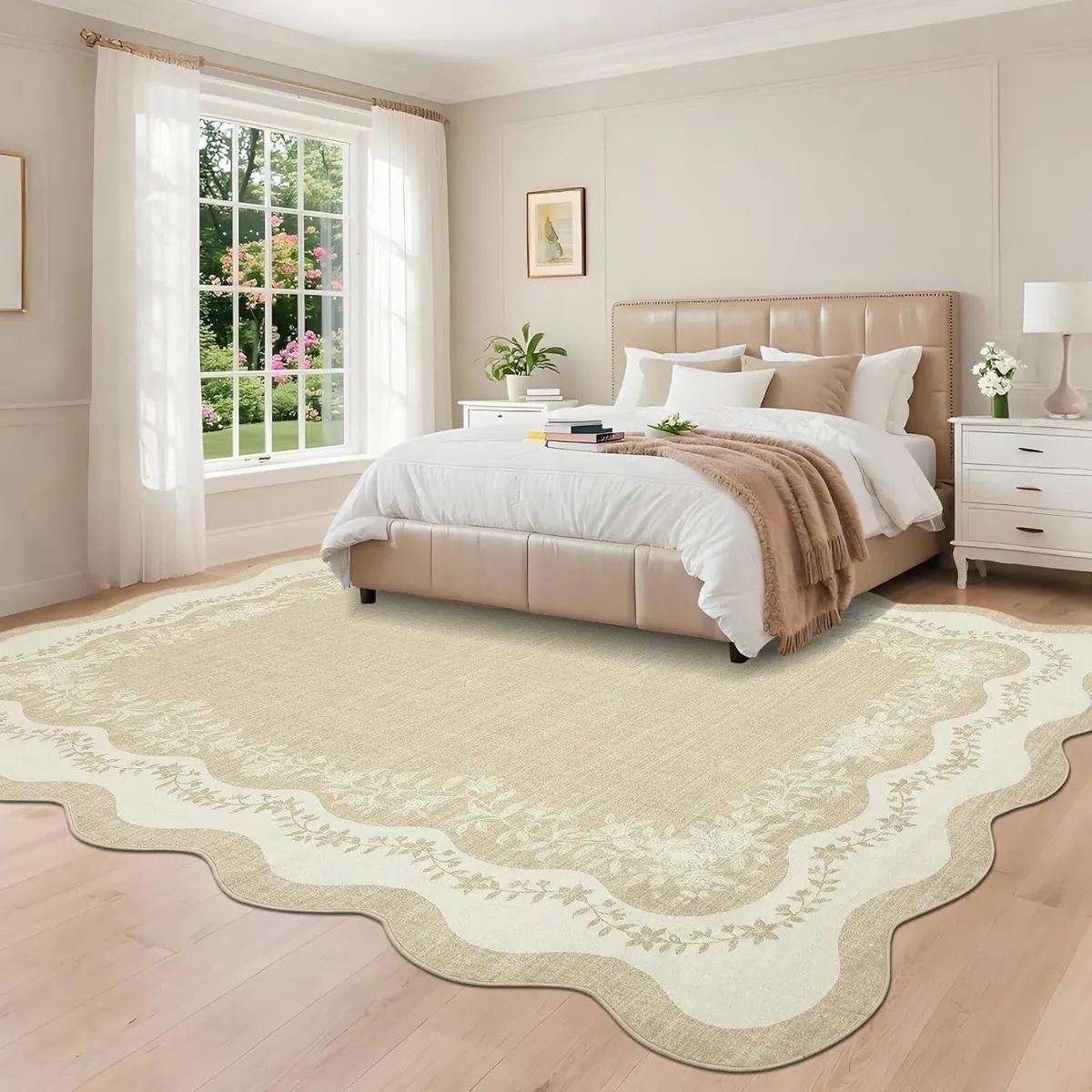 Rug Living Room Floral Edge Low - Image 2