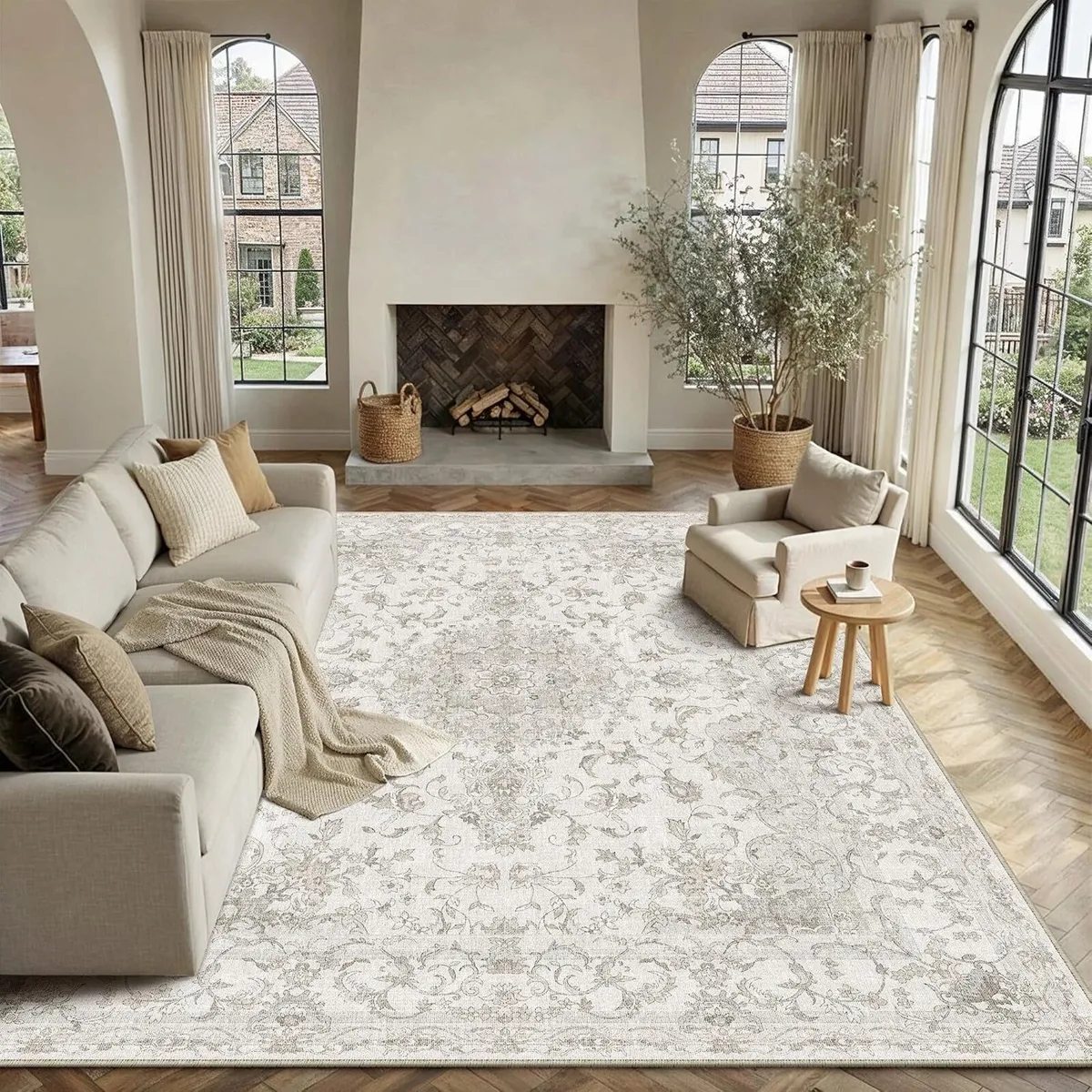 Vintage Rugs Living Room Area Rug Non - Image 1
