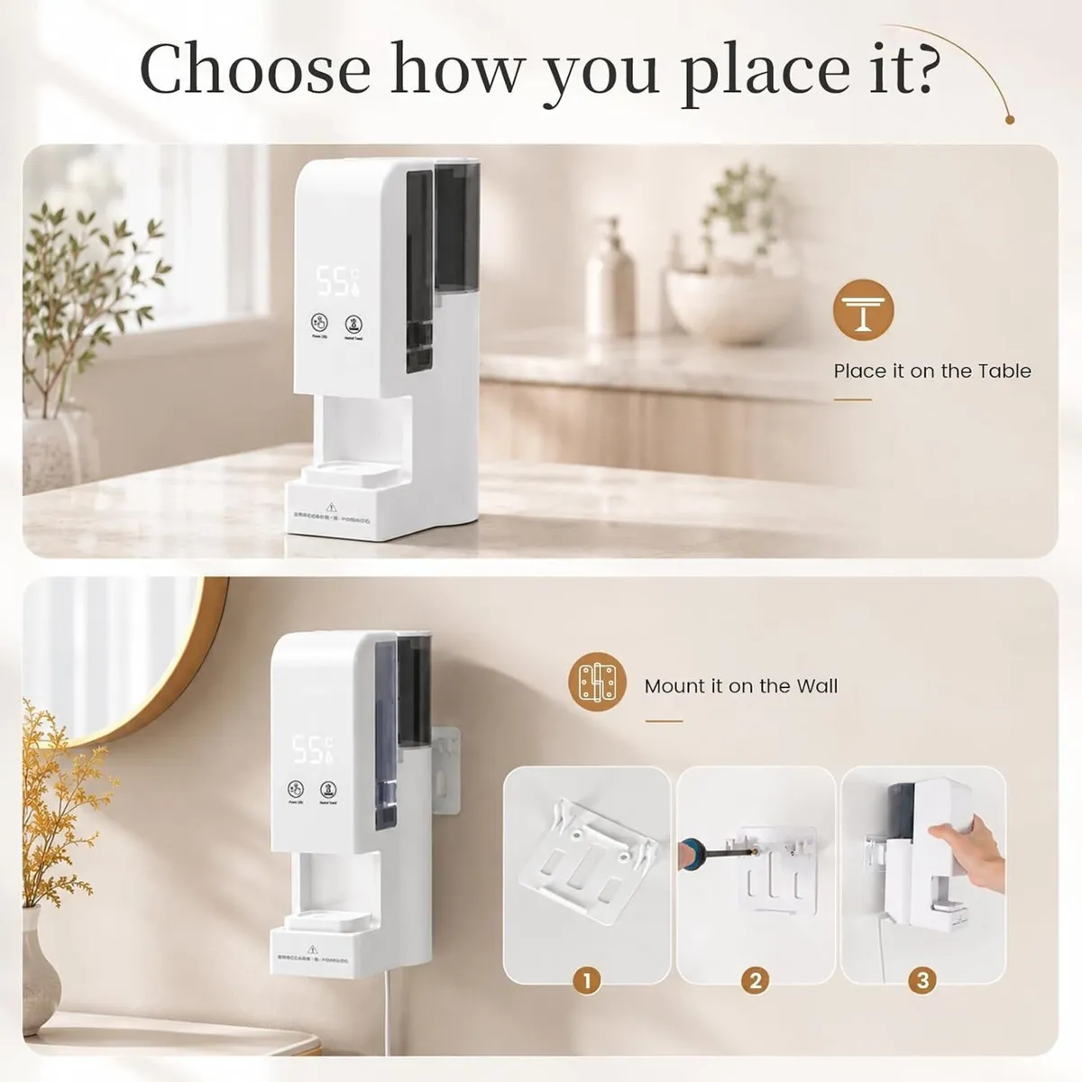 Hot Towel Warmer Dispenser with 40 Compressed Face - Image 3