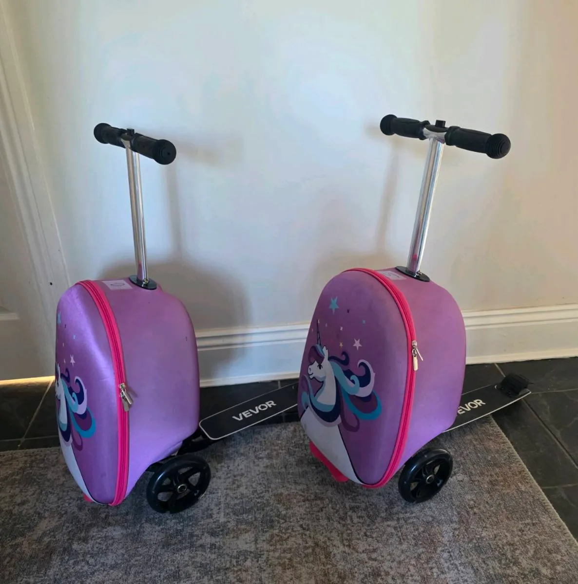 Folding Kids Scooter Suitcases - Image 1