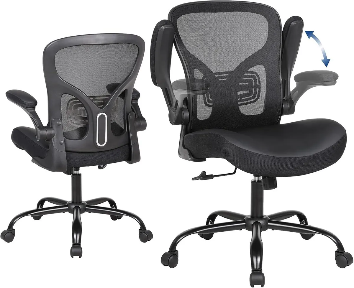 Office Chair Ergonomic Desk Home Mesh Lumbar - Image 1