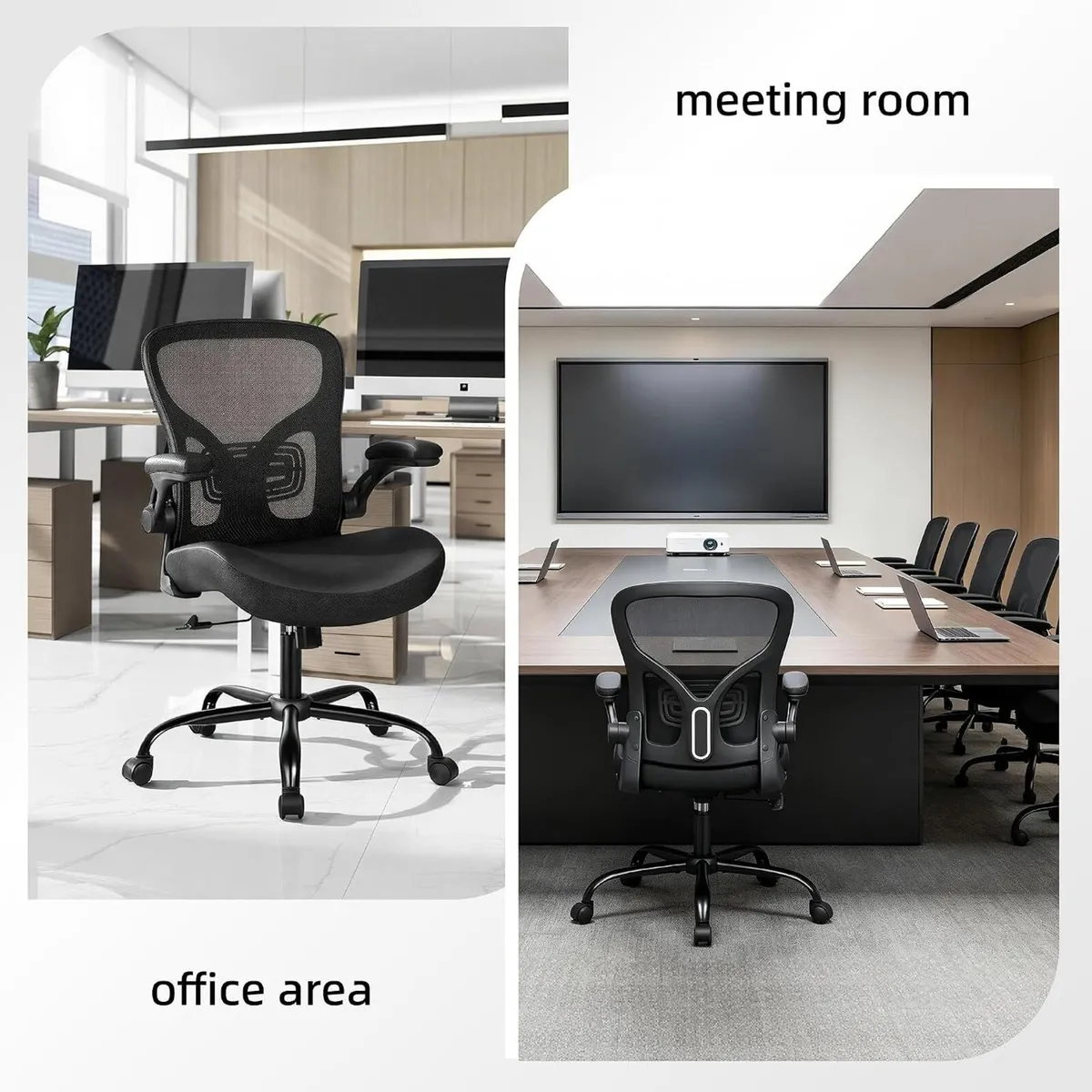Office Chair Ergonomic Desk Home Mesh Lumbar - Image 4