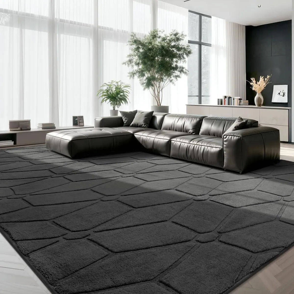 Large Rugs Living Room Fluffy Washable - Image 1