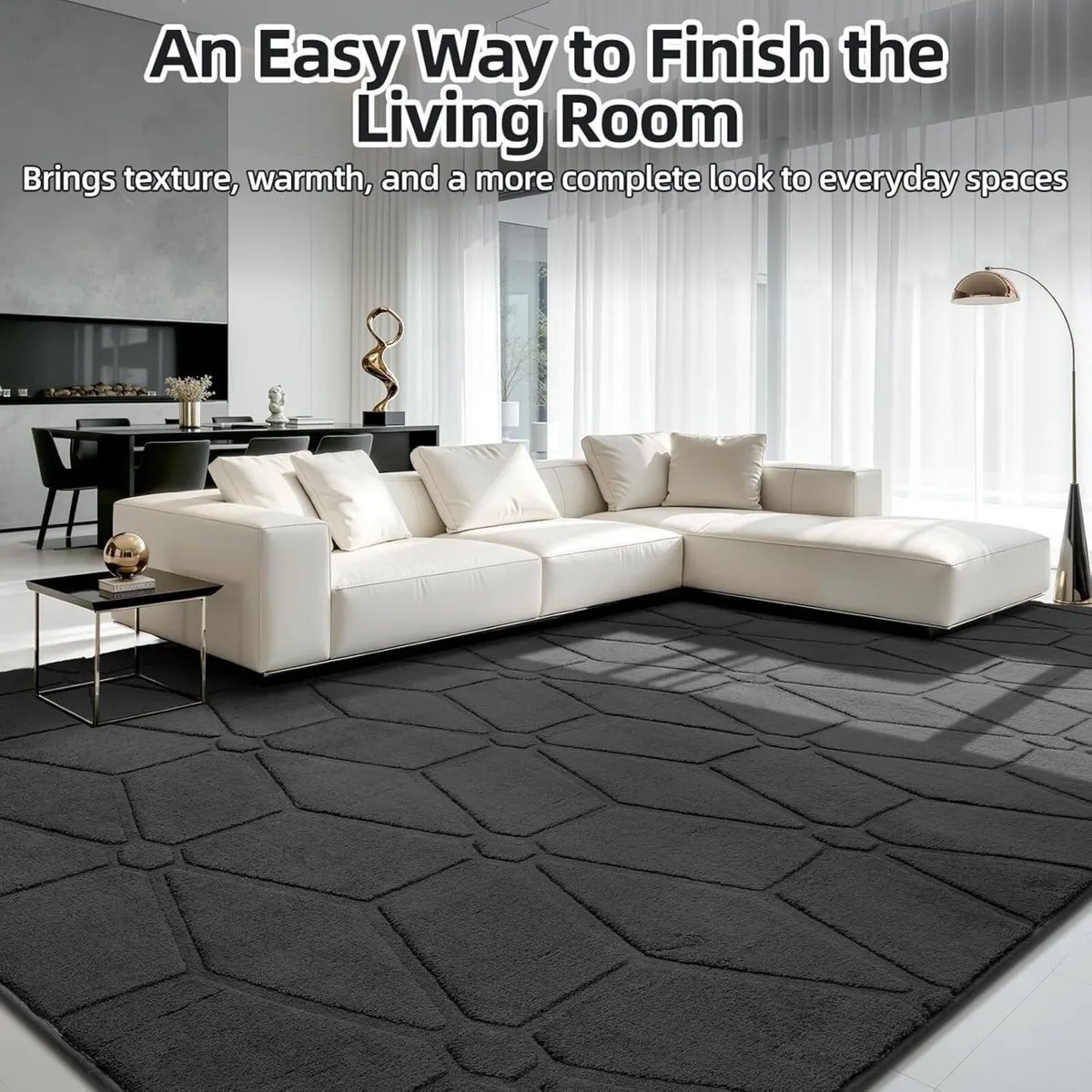 Large Rugs Living Room Fluffy Washable - Image 4