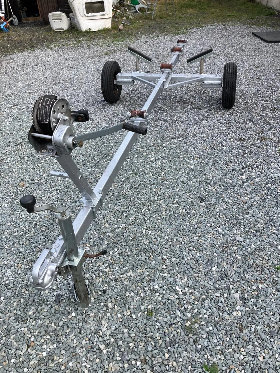 BOAT TRAILER SUITABLE FOR UP TO 15FT BOAT - Image 2