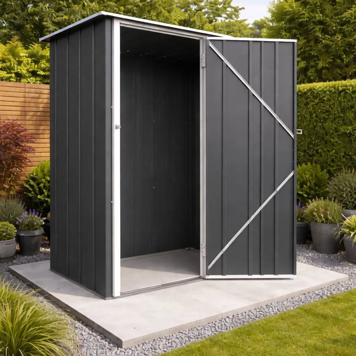 5x3 EASY STORE STEEL GARDEN SHEDS.  In Stock Naas - Image 2