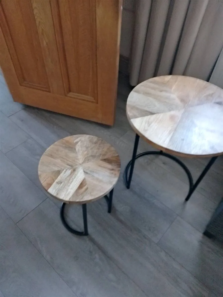 Nest of tables oak - Image 1