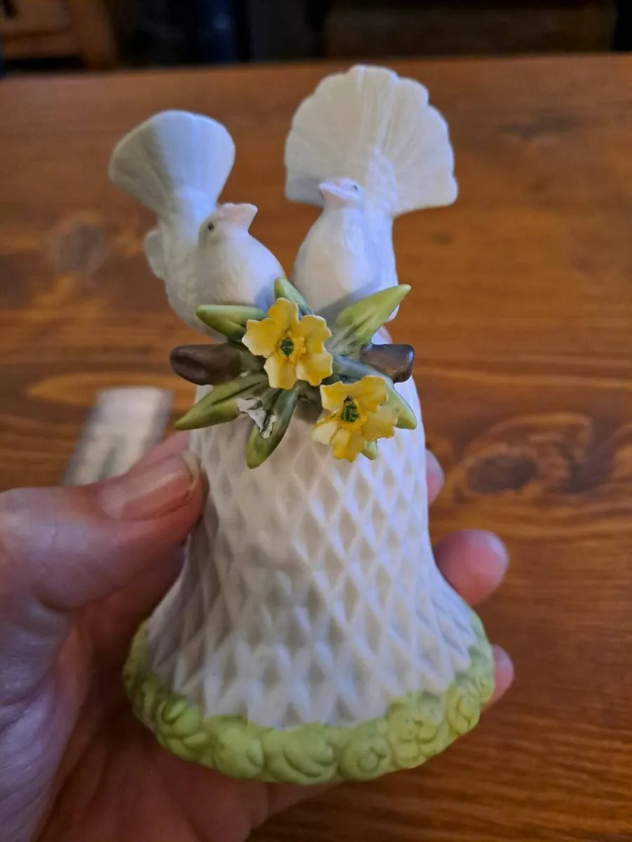 Vintage Saxony Porcelain Bell - Image 4