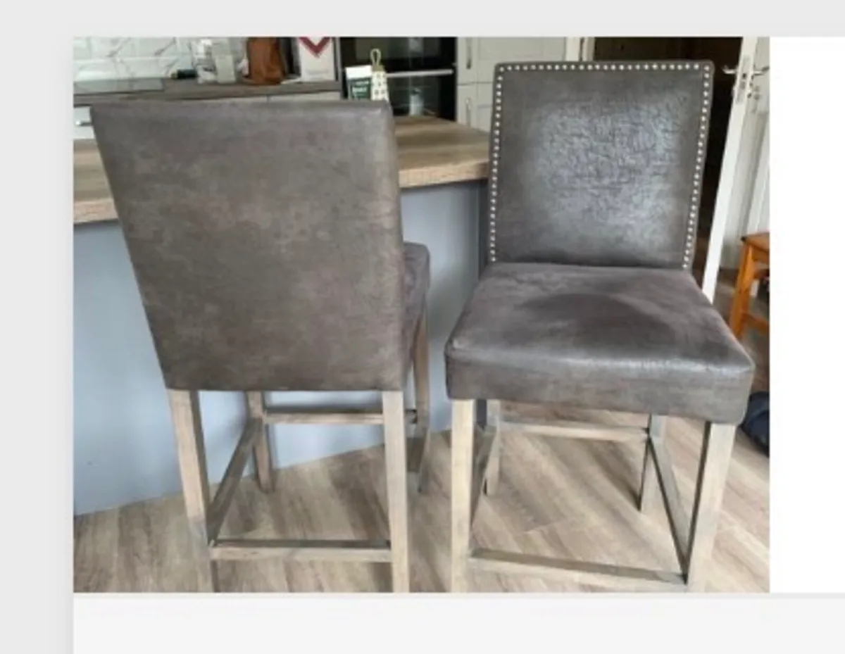 Two bar stools