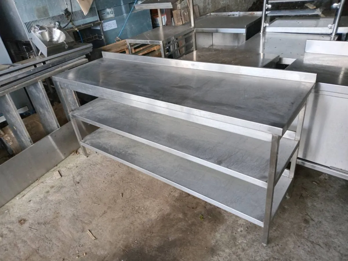 Stainless steel tables etc - Image 1