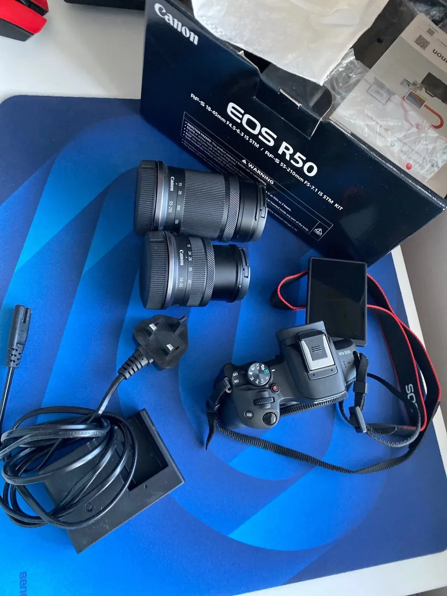 Canon EOS R50 + 2 Lenses – Excellent - Image 1
